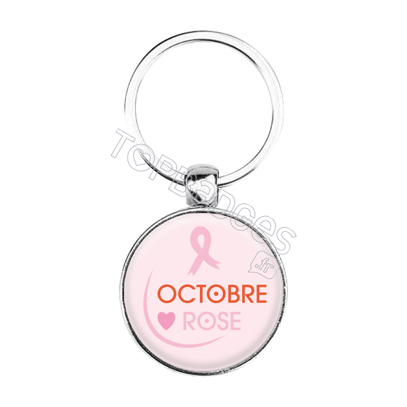 Porte-clés : Octobre rose