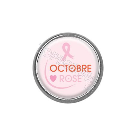 Pins rond : Octobre Rose