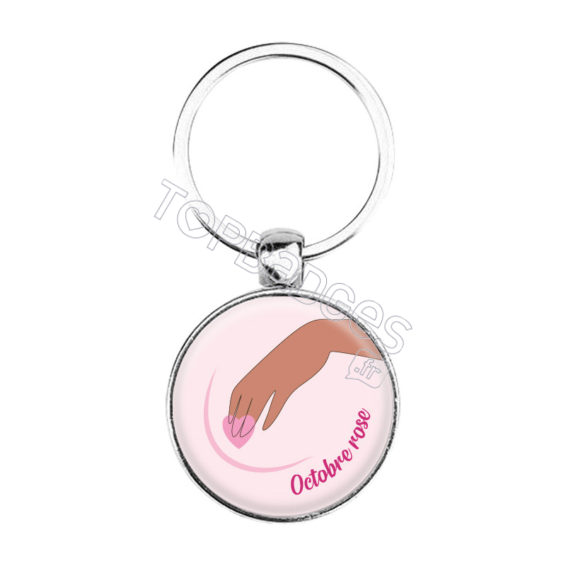 Porte-clés : Octobre rose