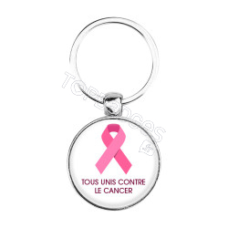 Porte-clés : Tous unis contre le cancer