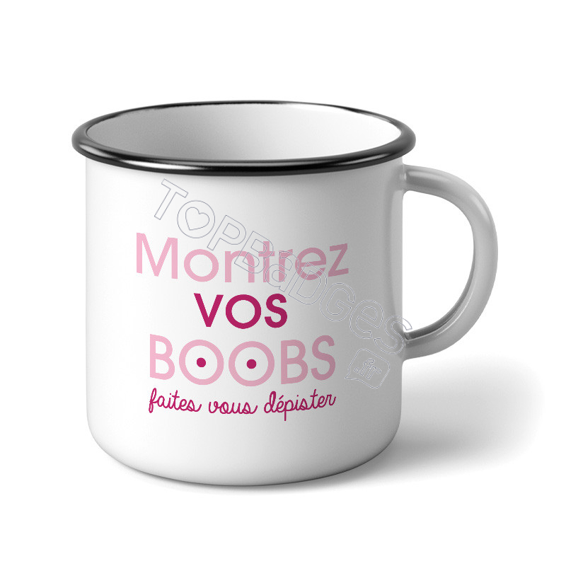 Mug : Montrez vos boobs, faites vous dépister