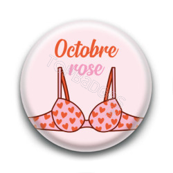 Badge : Octobre rose