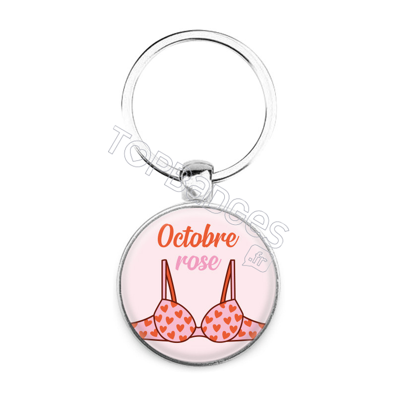 Porte-clés : Octobre rose