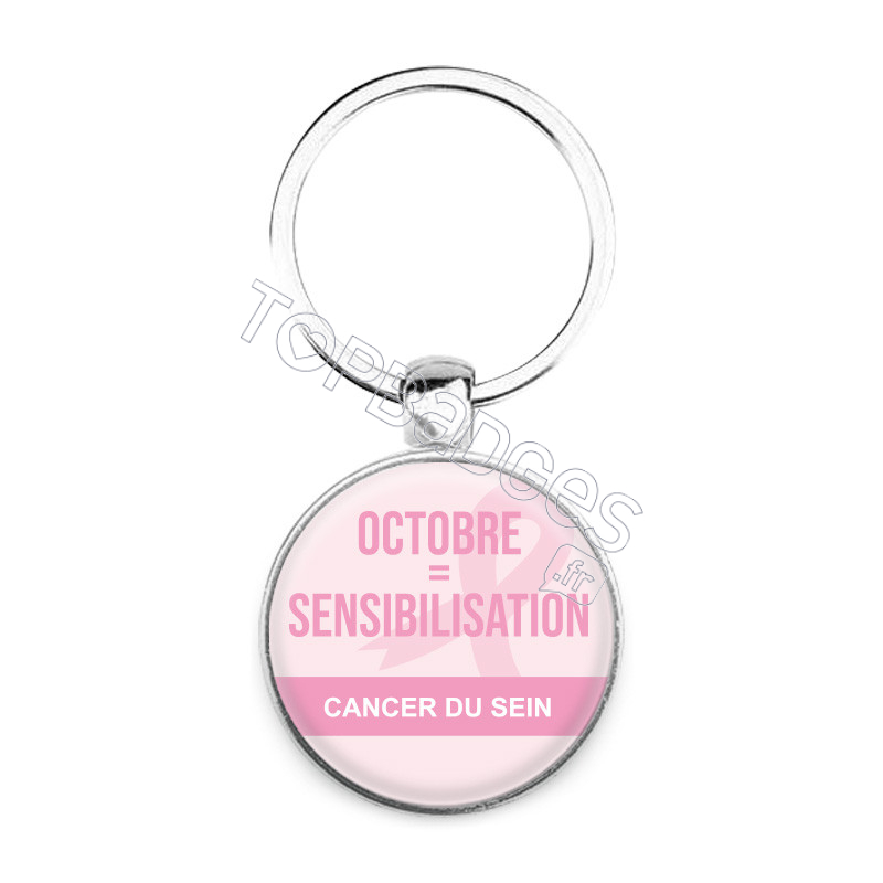 Porte-clés : Octobre sensibilisation
