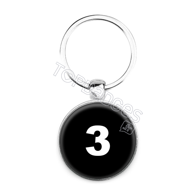 Porte-clés : Numéro 3