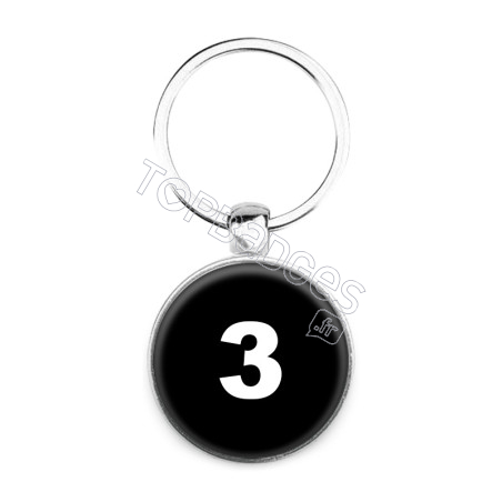 Porte-clés : Numéro 3