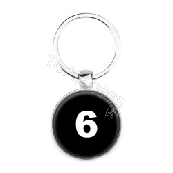 Porte-clés : Numéro 6