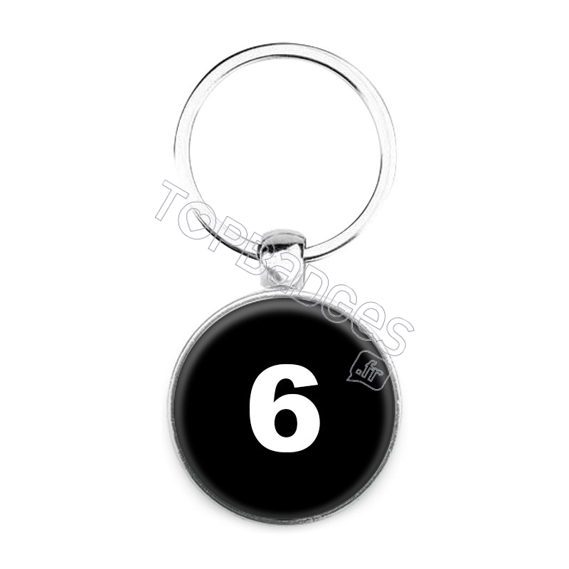 Porte-clés : Numéro 6