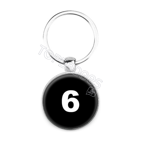 Porte-clés : Numéro 6