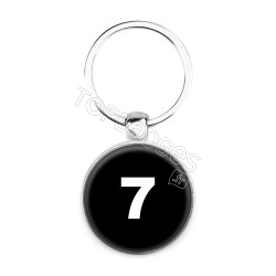 Porte-clés : Numéro 7