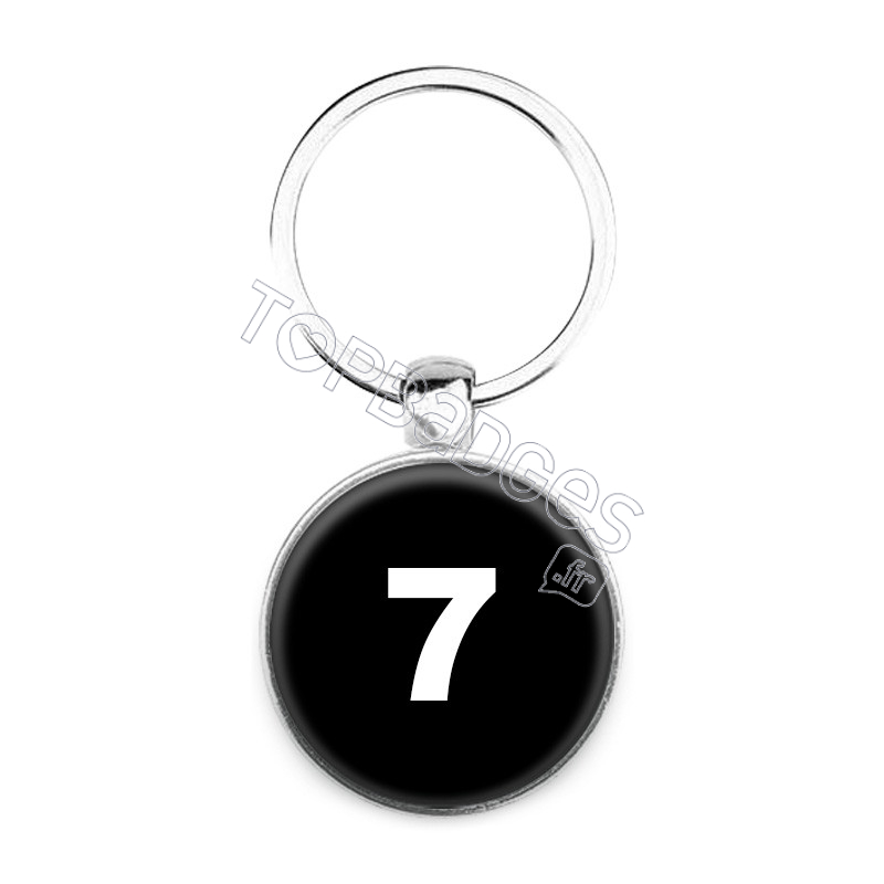 Porte-clés : Numéro 7