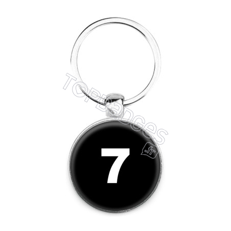 Porte-clés : Numéro 7