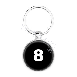 Porte-clés : Numéro 8
