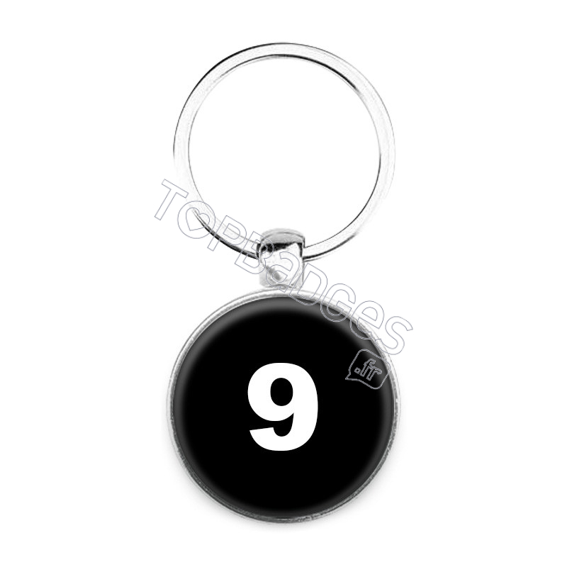Porte-clés : Numéro 9