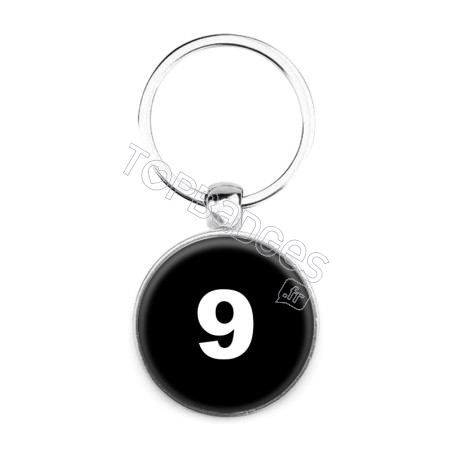 Porte-clés : Numéro 9