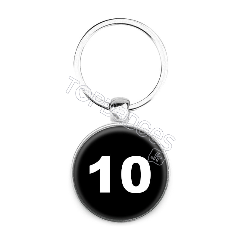 Porte-clés : Numéro 10