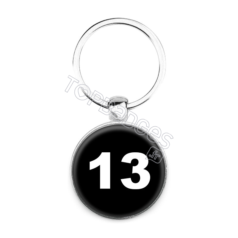 Porte-clés : Numéro 13