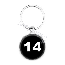 Porte-clés : Numéro 14