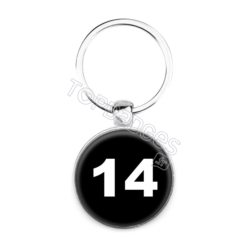 Porte-clés : Numéro 14