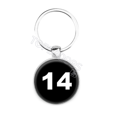 Porte-clés : Numéro 14