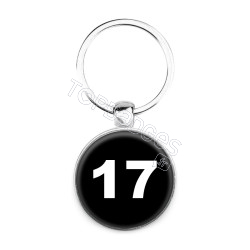 Porte-clés : Numéro 17