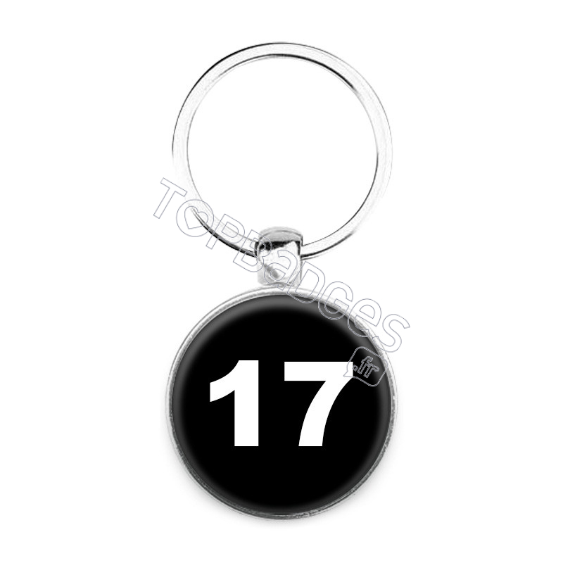 Porte-clés : Numéro 17