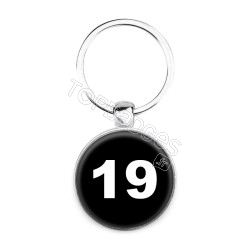 Porte-clés : Numéro 19
