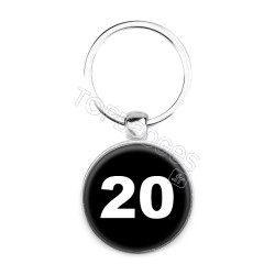 Porte-clés : Numéro 20