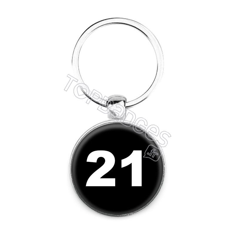 Porte-clés : Numéro 21
