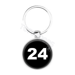 Porte-clés : Numéro 24