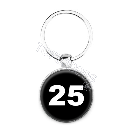 Porte-clés : Numéro 25