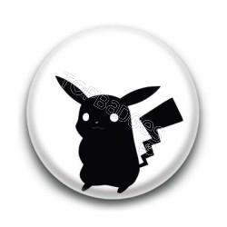 Badge Pikachu Noir
