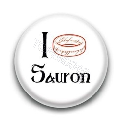 Badge I love Sauron