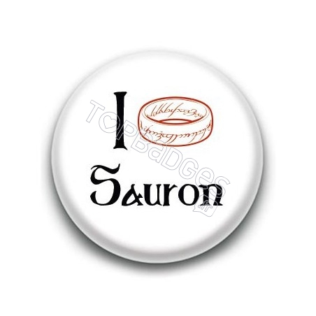 Badge I love Sauron