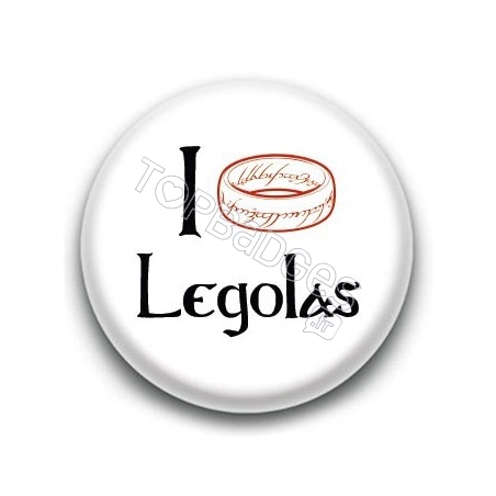 Badge I love Legolas