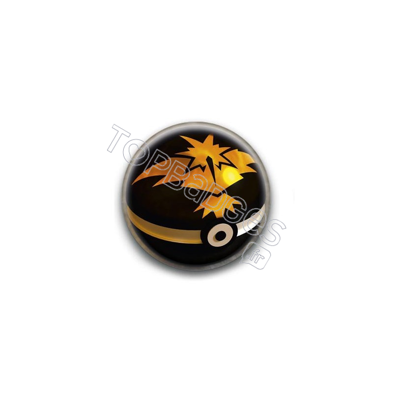 Badge Pokeball Equipe Jaune Instinct