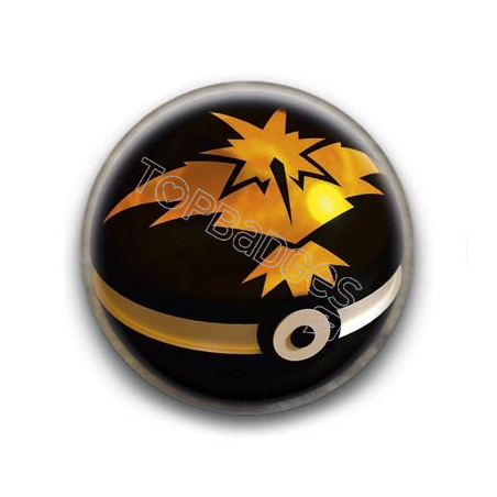 Badge Pokeball Equipe Jaune Instinct