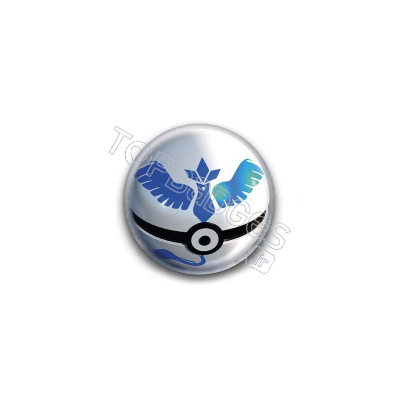 Badge Pokeball Equipe Bleue Sagesse