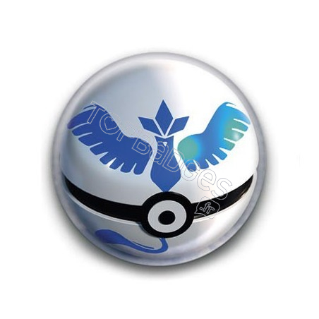 Badge Pokeball Equipe Bleue Sagesse