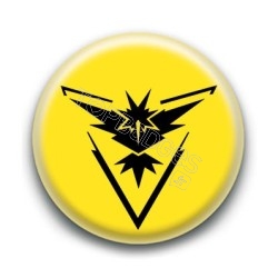Badge Equipe Jaune Instinct (Fond Jaune)
