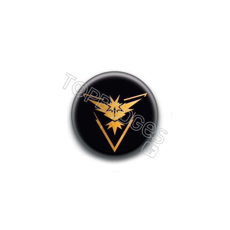 Badge Equipe Jaune Instinct (Pokemon Electrique)
