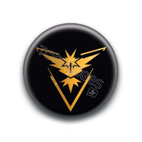 Badge Equipe Jaune Instinct (Pokemon Electrique)