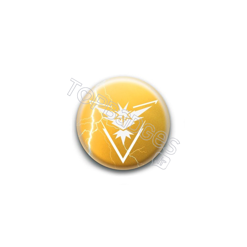 Badge Equipe Jaune Instinct (Fond Electrique)