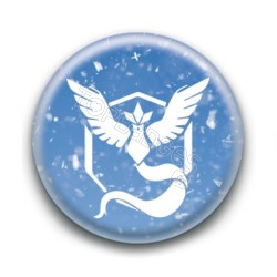 Badge Equipe Bleue Sagesse (Fond Glace)