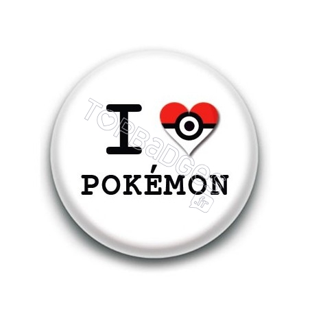 Badge I Love Pokemon