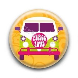 Badge : Van peace & love
