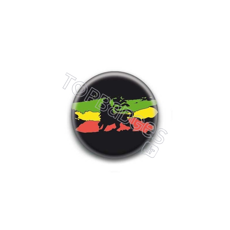Badge Jamaican Lion