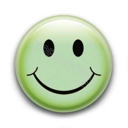 Badge : Smiley vert