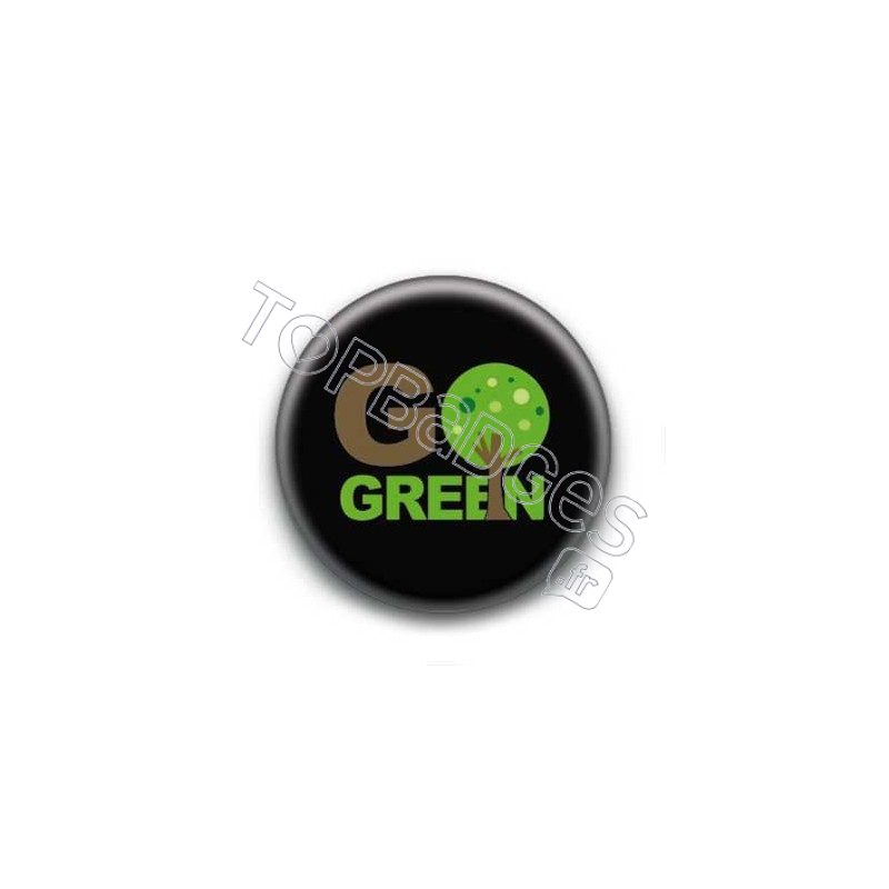 Badge Go Green