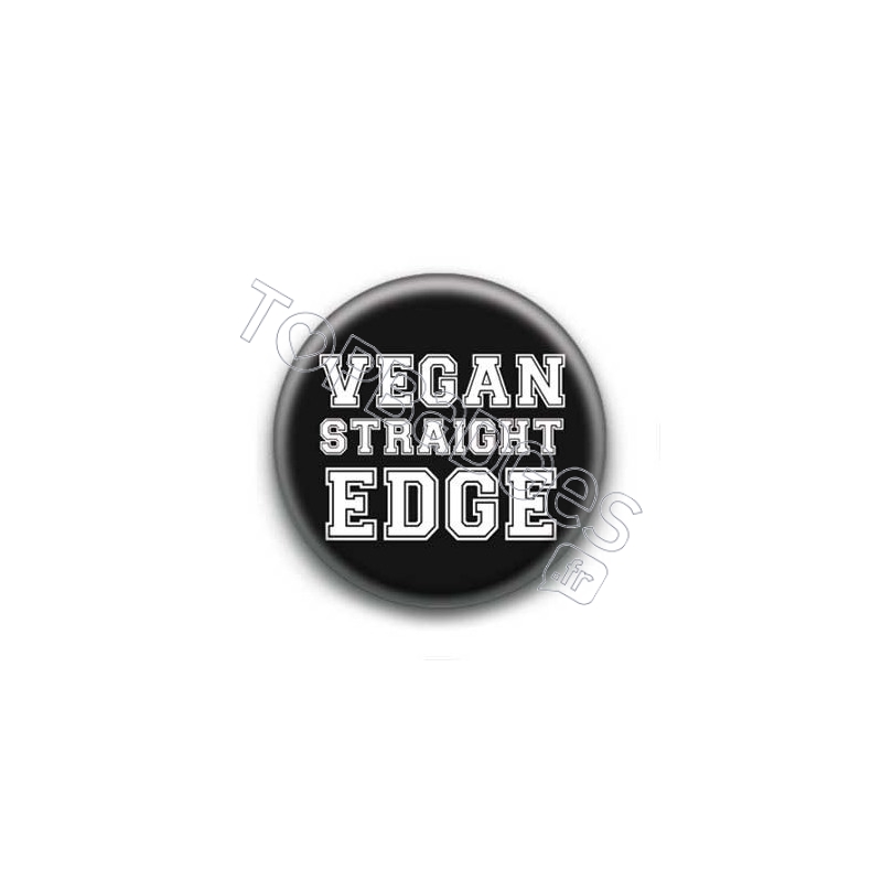 Badge Vegan Straight Edge
